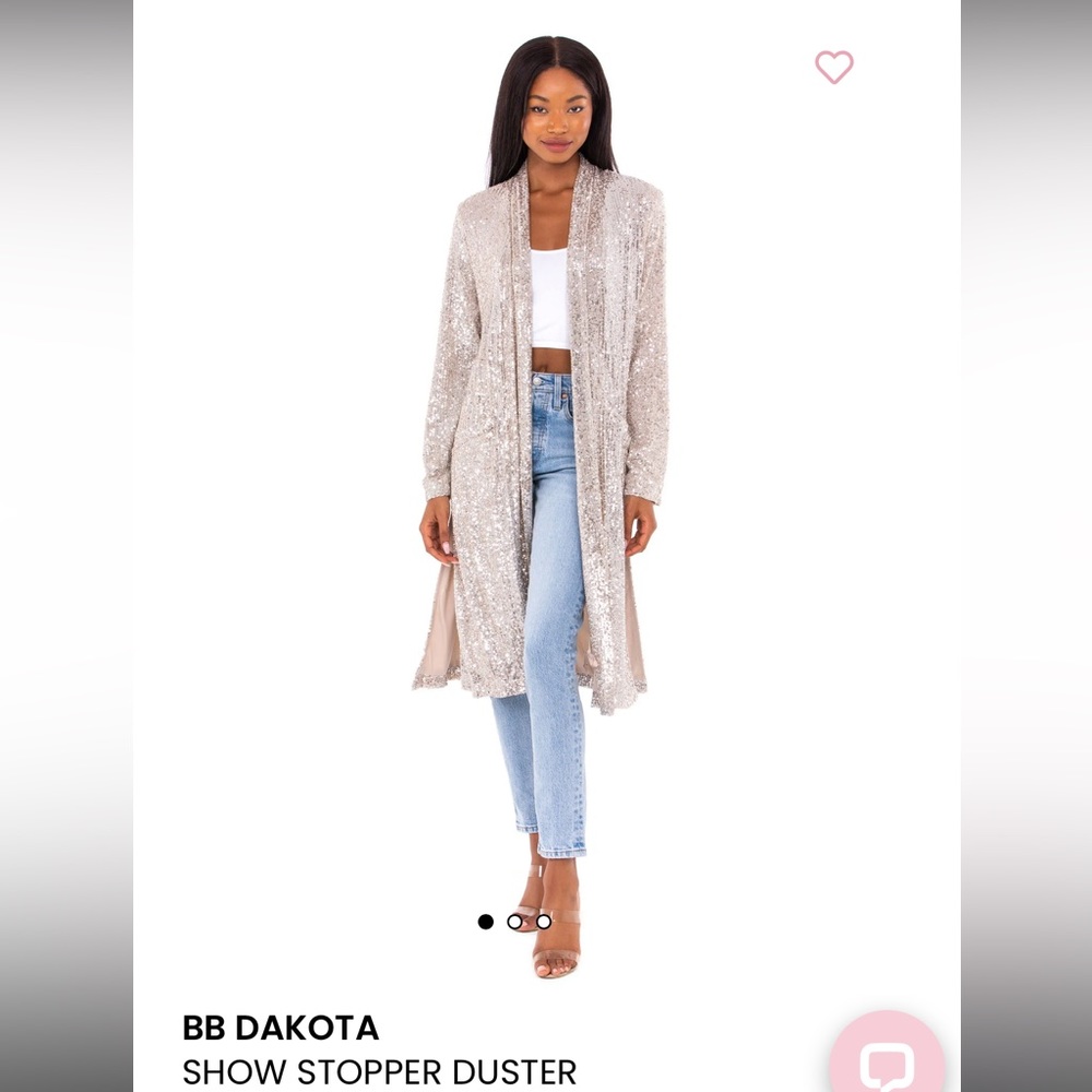 Bb Dakota Show Stopper Sequin Duster Cardigan from Anthropologie